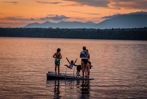 Mountain Majesty Katahdin View Soft Sand Beach — Millinocket
