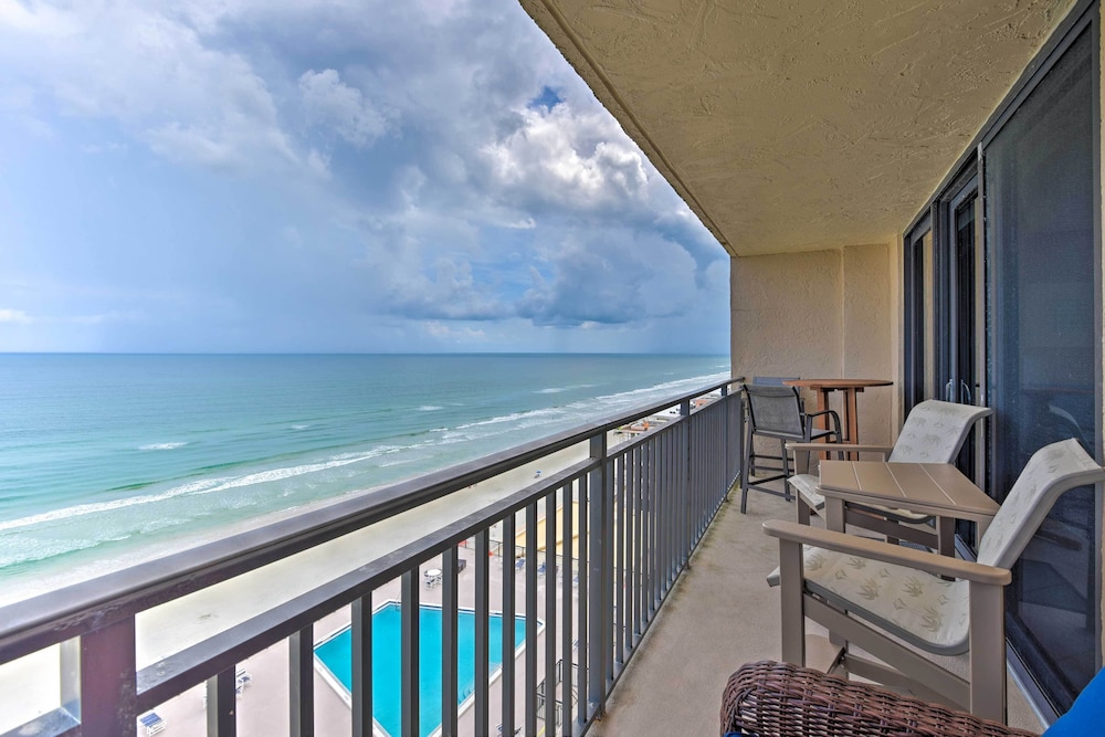 Beachfront Resort Condo with Panoramic Ocean Views in New Smyrna Beach, United States