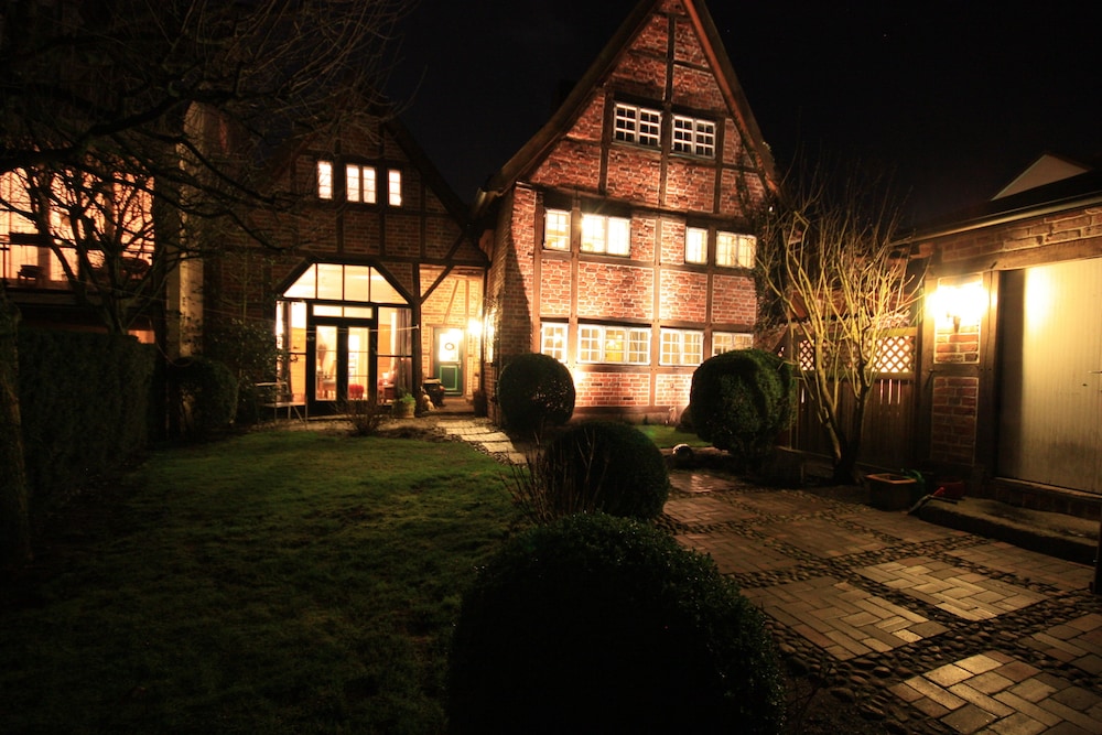 Front of property - evening/night