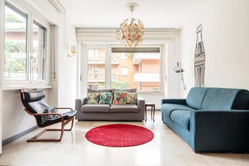 Trilocale in stile milanese in Solari — 4-Star Luxury Hotel in Milan, Italy