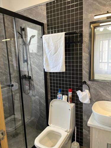 Beautiful executive two bedroom apartment with fully equipped gym ample parking space swimming pool children playing ground and amazing scenic views