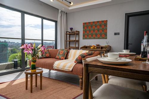 Escada Studio & 2 bedroom Rooftop Lounge & Restaurant Swimming Pool Gym Workspace Wonderiss Properties Westlands Living