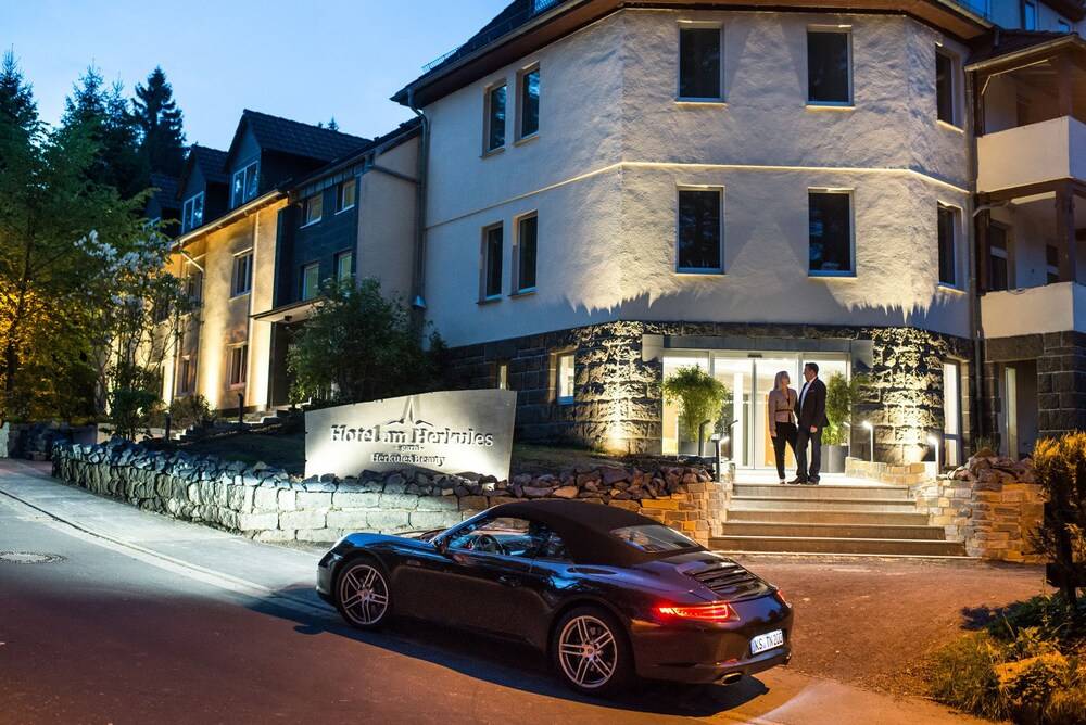 Hotel Front - Evening/Night