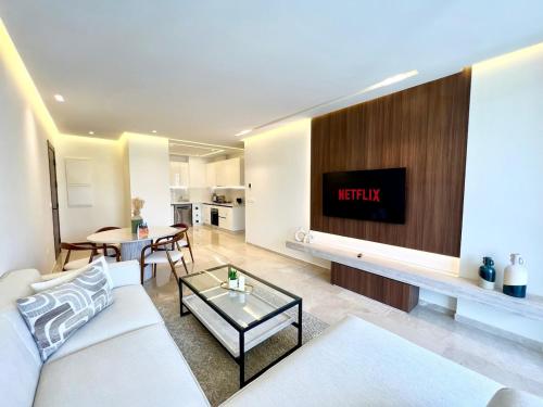 Luminous Coastal Apartment 2 BR with Views — 4-Star Luxury Hotel in Tangier, Morocco