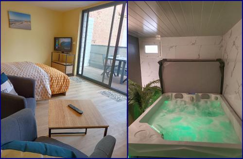 SPA Privatif a 50m de la Plage Studio in Mers-Les-Bains, France