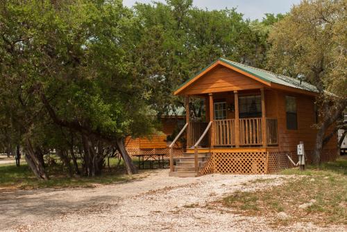 Medina Lake Camping Resort Cabin 3 in Lakehills, United States