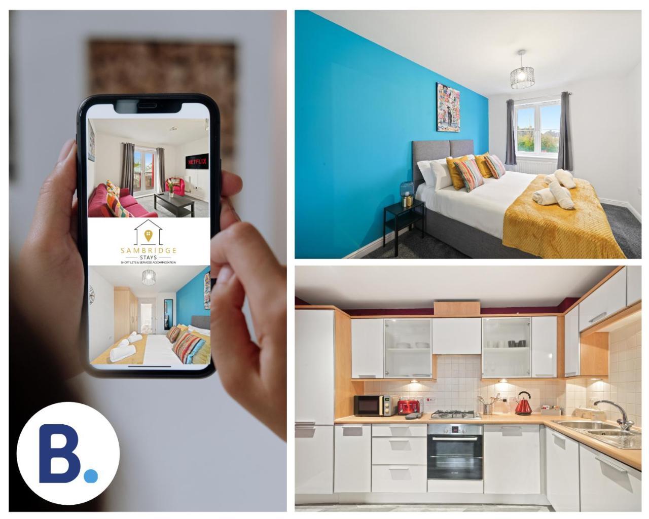 Beautiful 2 Bedroom Seviced Apt in Aylesbury By Sambridge Stays Short Lets & Serviced Accommodation — 4-Star Luxury Hotel in Aylesbury, United Kingdom