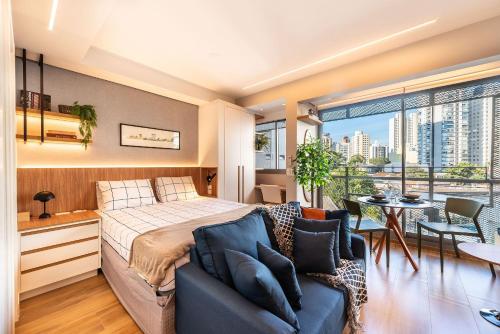 Studio com Piscina e Metrô em Pinheiros PG313 - last minute hotel in Sao Paulo