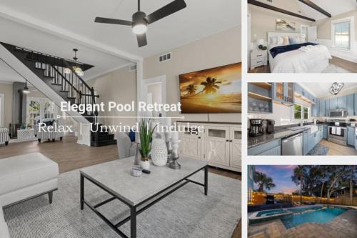 Elegant Pool Retreat with Firepit — hotel in Palm Harbor