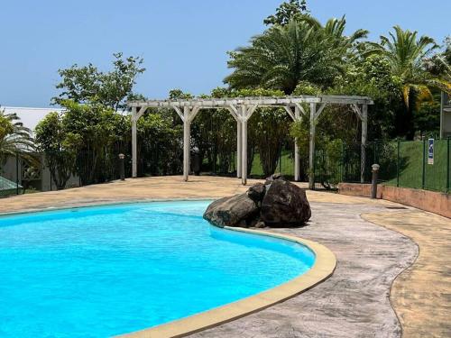 Zabana Lodge dans un jardin tropical avec piscine — 4-Star Luxury Hotel in Saint-Claude, Guadeloupe