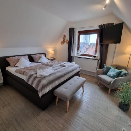Haus Kaiser Appartement 5 Deichseele — 4-Star Luxury Hotel in Busum, Germany