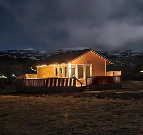 Hvammur 2 Bjarg with private hot tub in Unknown City, Iceland