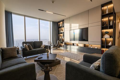 New Apartment City View Rafal Tower Self Check In 2br — Riyadh