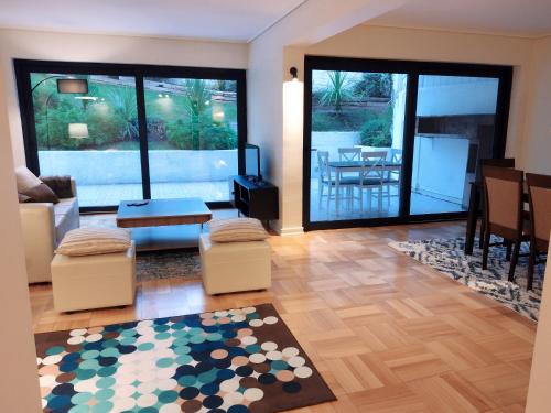 Jardín privado para familias y trabajo — 4-Star Luxury Hotel in Santiago, Chile