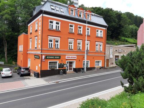 Regrus - carbon neutral hotel in Jachymov
