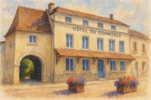Résidence du commerce - carbon neutral hotel in Saint-Parize-Le-Chatel