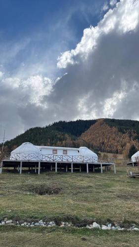 Ethno complex Ala kuch in Kaindy, Kyrgyzstan