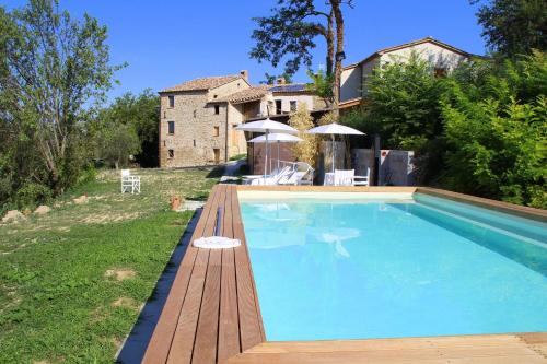 Borgo Calbianco Private House with Pool & AirCo — 4-Star Luxury Hotel in Saludecio, Italy