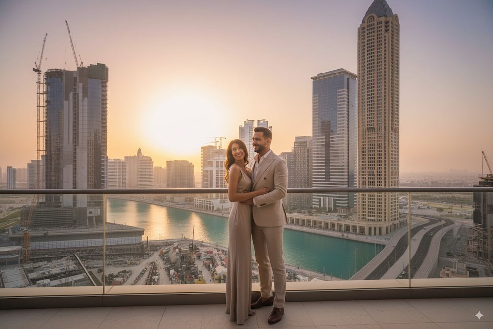 Zada Tower 1BR with amazing Dubai Canal view — 4-Star Luxury Hotel in Dubai, United Arab Emirates