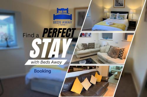 Relocation Business Leisure Fast WIFI FREE Parking with 2 En suites and Garden by Beds Away Short Lets & Serviced Accommodation Oxford — 4-Star Luxury Hotel in Oxford, United Kingdom