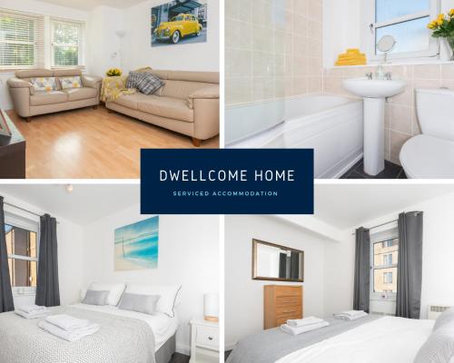 Out LEZ zone Free Allocated Barrier Secured Parking Space at rear entrance & Fast WIFI Ideal for long term contractor corporate etc stays Housekeeping option Dwellcome Home Ltd 2 Bedroom King & Double Central Apartment see site for assurance — 4-Star Luxury Hotel in Aberdeen, United Kingdom