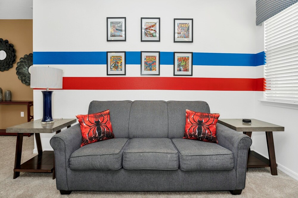 New Decor With Mickey Nemo Tinkerbell & Star Wars Rooms Private Pool and Game Room - photo 34