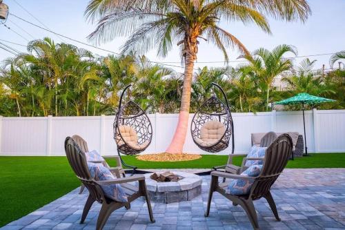 Steps to Beach Putting Green Game Room in Cocoa Beach, United States