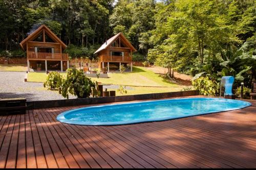 Chalé Recanto do Frassetto in Sideropolis, Brasil