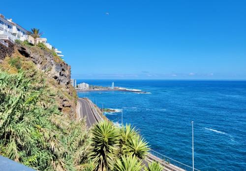 Ocean Cliffs in Puerto De La Cruz, Spain