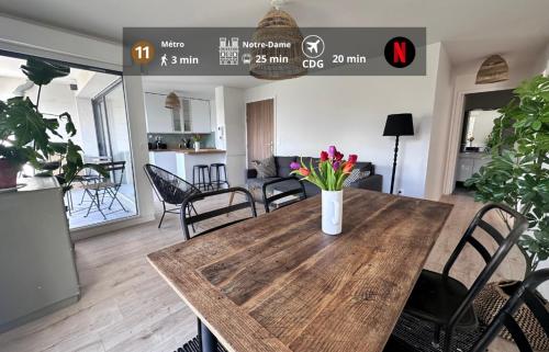 Neuf Lumineux Calme a 18 Mn du Centre de Paris in Romainville, France