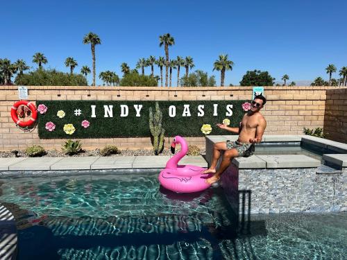 IndyOasis: pool spa games BBQ 4BR2BA. Wlk2Festivls in Indio, United States