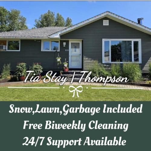 Contractor friendly 4Beds Free Parking&Laundry — hotel in Thompson