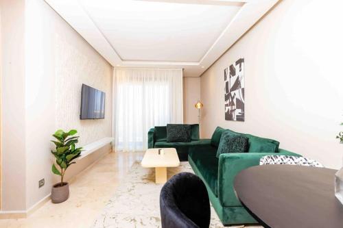 Central Charm: 1 Bed Apartment in Hay Riad — 4-Star Luxury Hotel in Rabat, Morocco