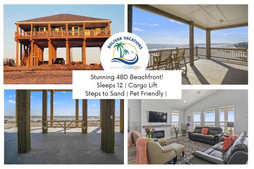 Bella Luna Stunning 4BR Beachfront w Cargo Lift in Bolivar Peninsula, United States