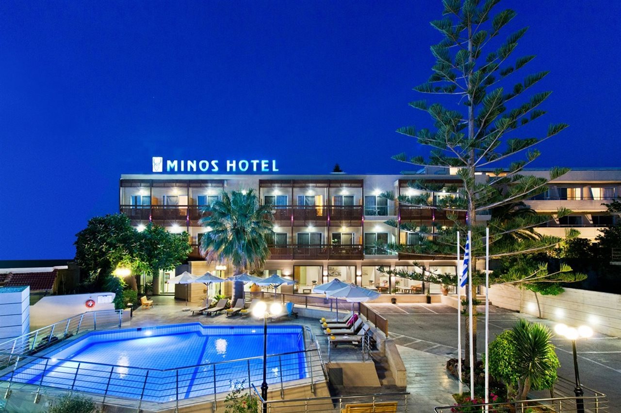 Minos Aparthotel in Rethymno, Greece