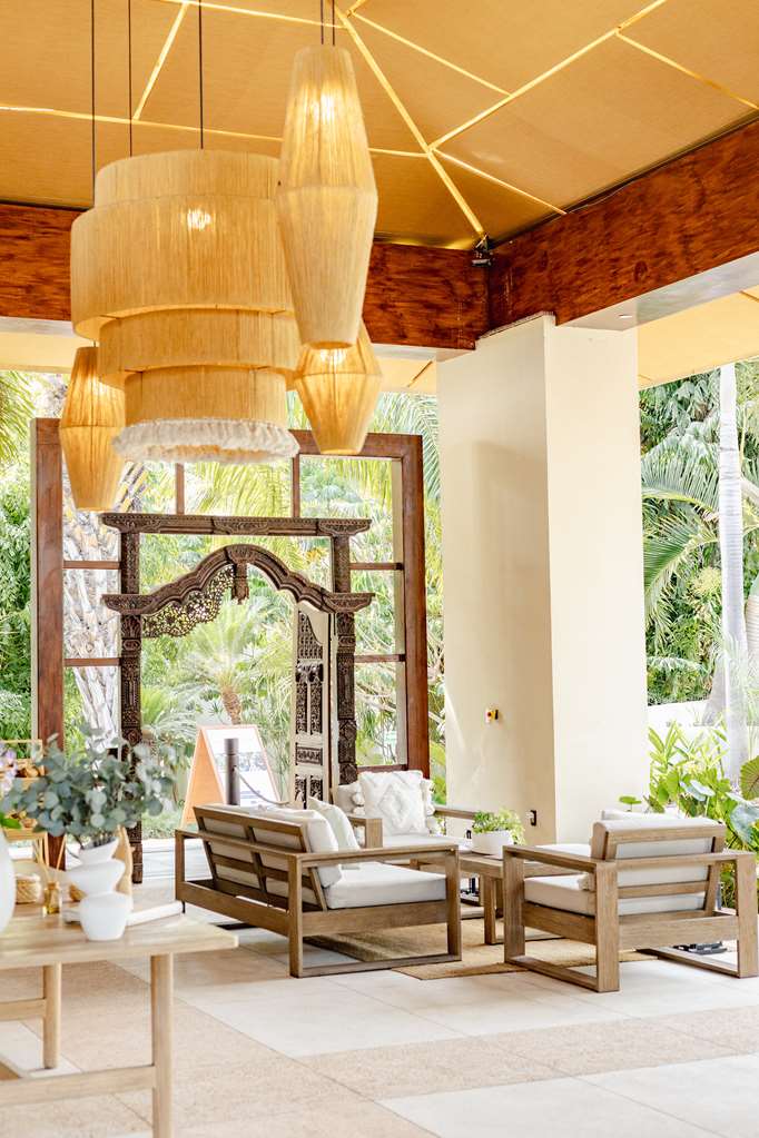 Resort lobby sitting area