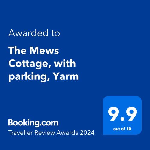 The Mews Cottage with parking Yarm — 4-Star Luxury Hotel in Yarm, United Kingdom