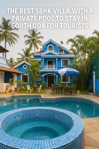 5 Bedroom Villa With Private Pool Goa Garden Resort South Goa — Colva