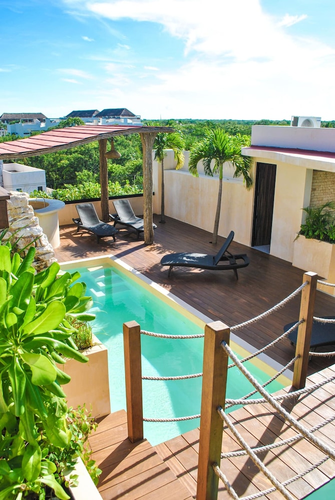 Celestial Penthouse with Private Jacuzzi — 4-Star Luxury Hotel in Tulum, Mexico