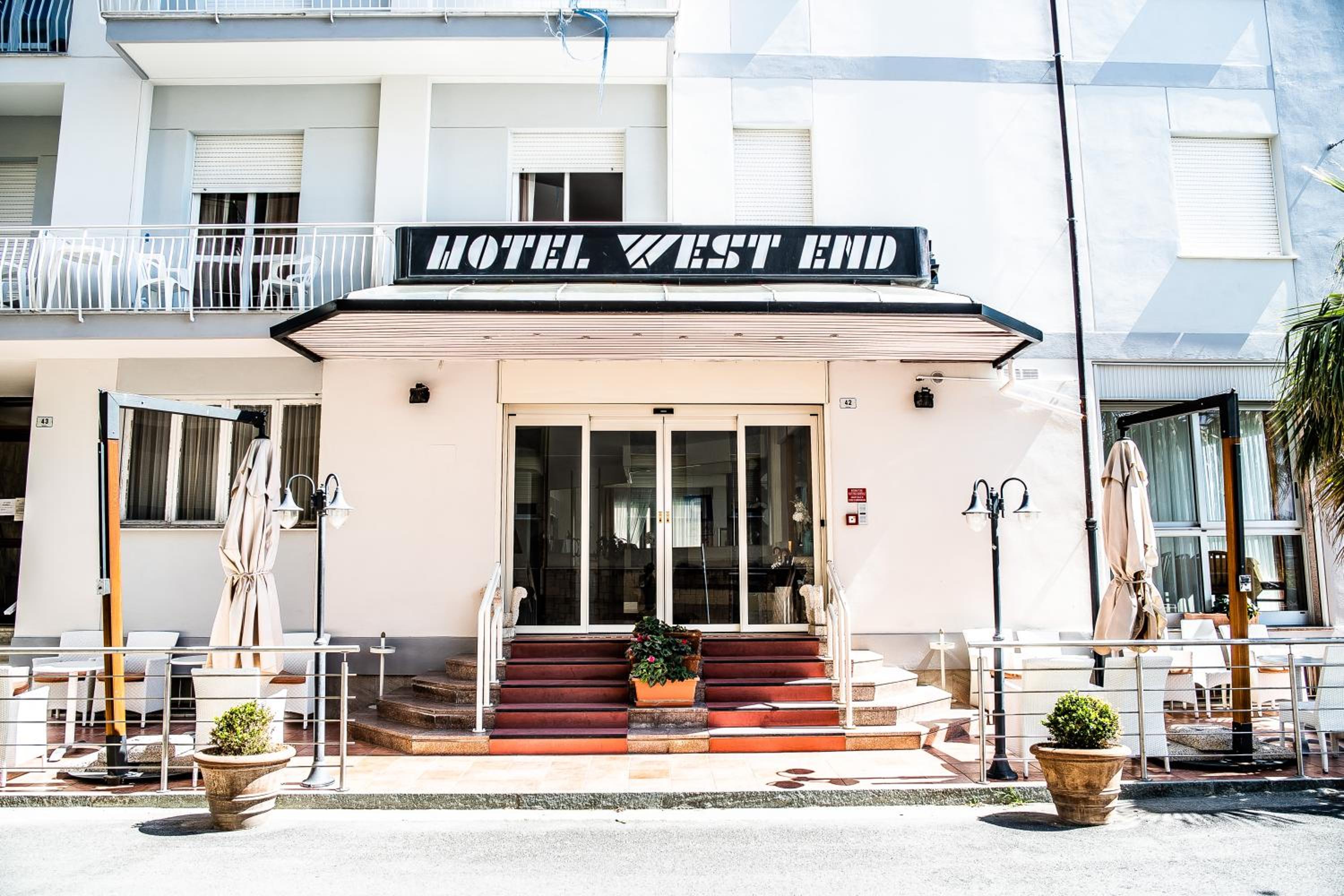 Hotel West End in Alassio, Italy