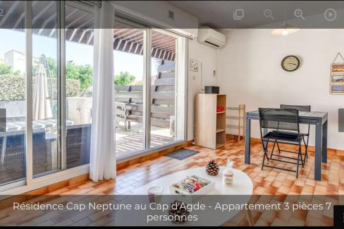Logement de Plain Pied a 2 Min a Pied de la Plage. in Cap Dagde, France