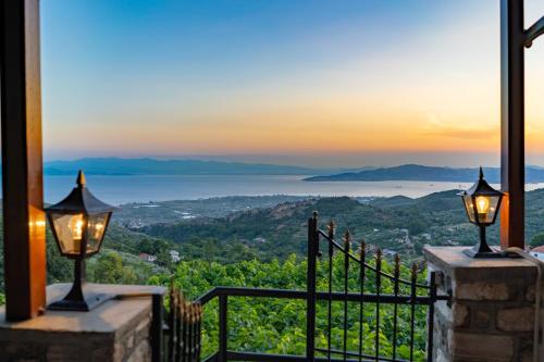 Mirabilia Mountain Villa with a Sea View — 4-Star Luxury Hotel in Volos, Greece