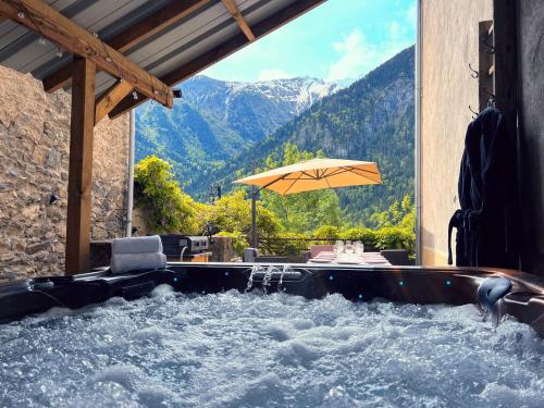 Jacuzzi Sauna Terrasse Venosc in Les Deux Alpes, France