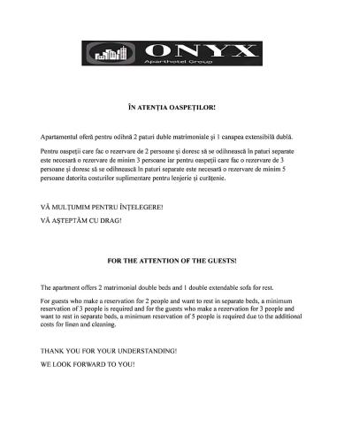 ONYX Wonder Aparthotel in Brasov, Romania