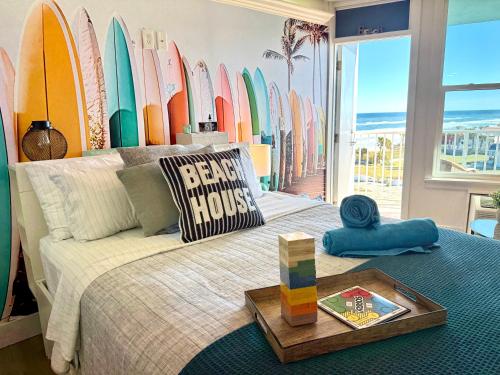 Luxury Beachfront Studio Private Balcony with Ocean View Heated Pool Hot Tub Tiki Bar Sauna in Daytona Beach, United States