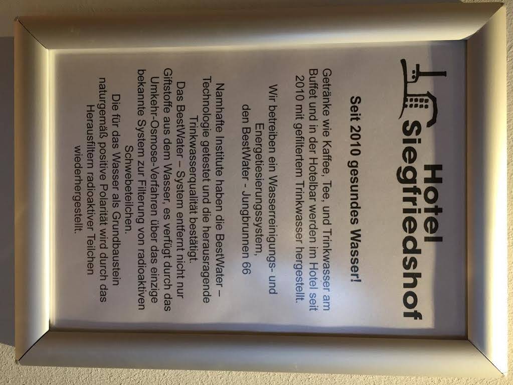Hotel Siegfriedshof - carbon neutral hotel in Lichtenberg