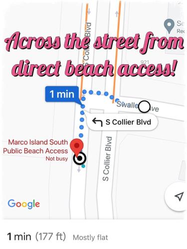 Island Getaway I Beach Access Across Street — 4-Star Luxury Hotel in Marco Island, United States