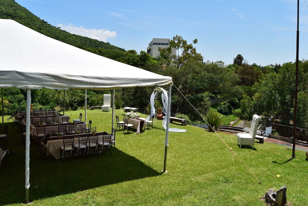 Outdoor wedding area