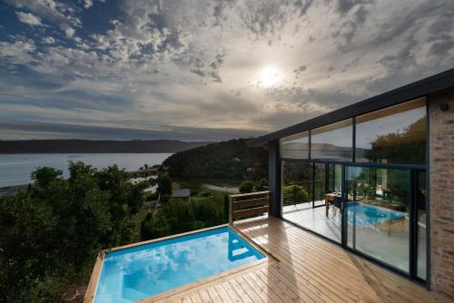 Knysna Lagoon Views in Style with Solar Backup in Knysna, South Africa