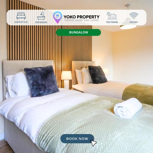 Orchard Bungalow Sleeps 10 Close to Town Centre Free Parking Pool Table Fast Wi Fi and Smart TV with Netflix by Yoko Property — 4-Star Luxury Hotel in Northampton, United Kingdom